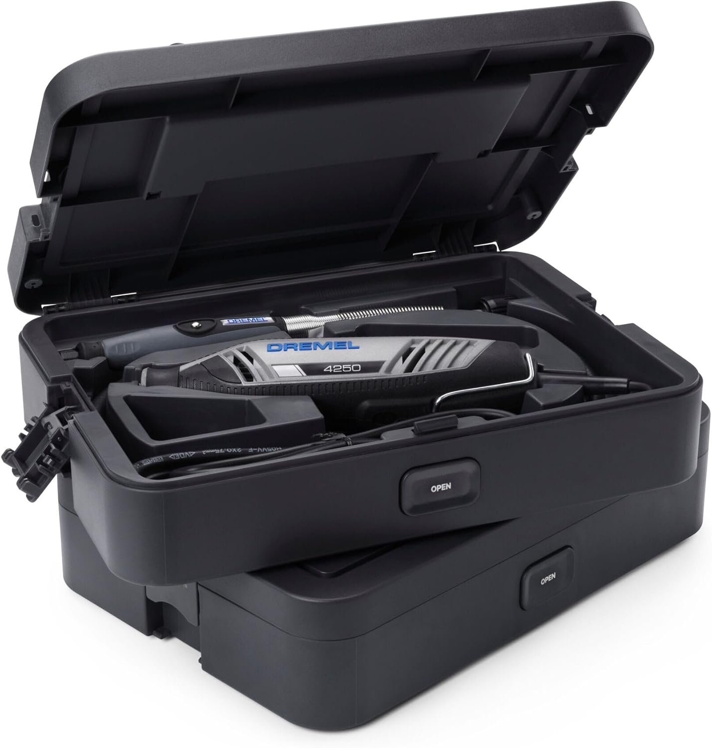 Detalle de Dremel 4250 Outil Rotatif Multifonction 175W – kit 128 accessoires et coffret