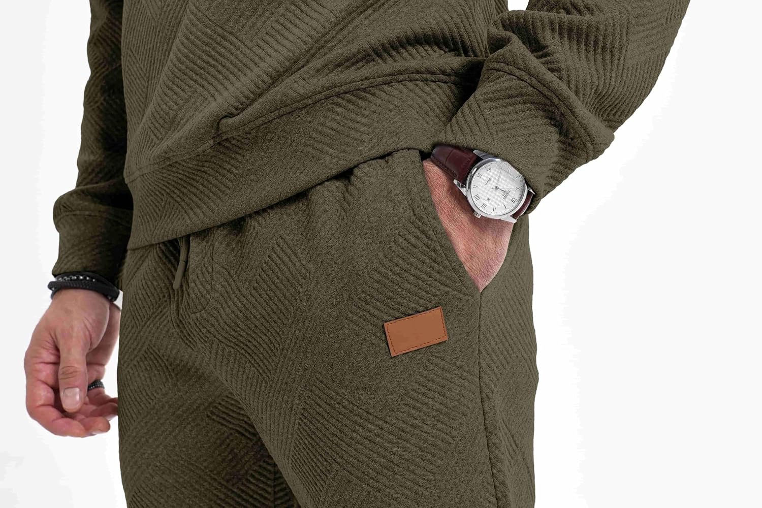 Detalle 2 de JMIERR Herren Jogginganzug Set 2-teilig