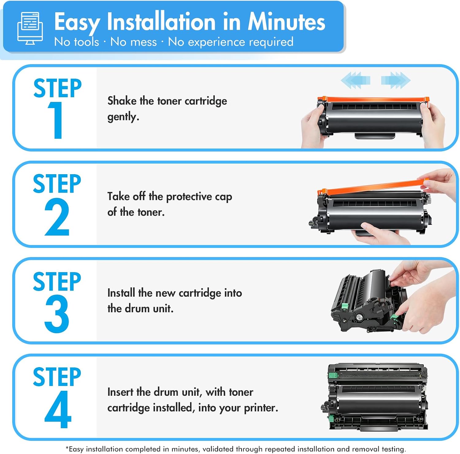 Detalle 2 de TRUE IMAGE Black Toner Cartridge, 2-Pack