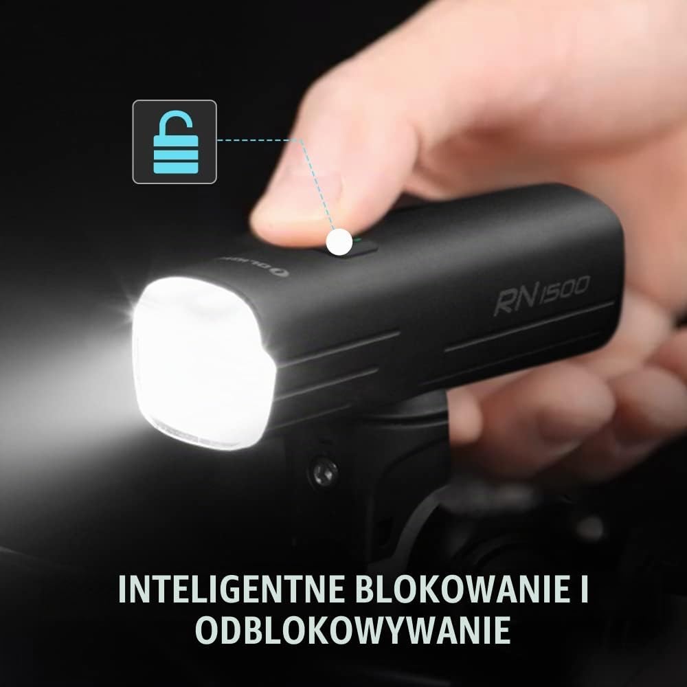 Thumbnail 1 de OLIGHT RN1500 – przednia lampa rowerowa 1500 lumenów, USB-C, IPX7