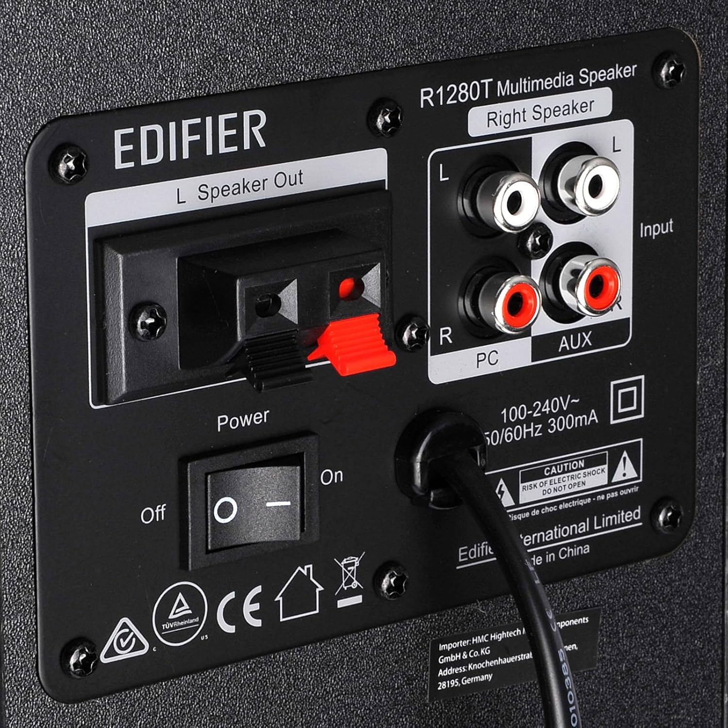 Detalle 2 de Edifier R1280T 42W powered bookshelf speakers