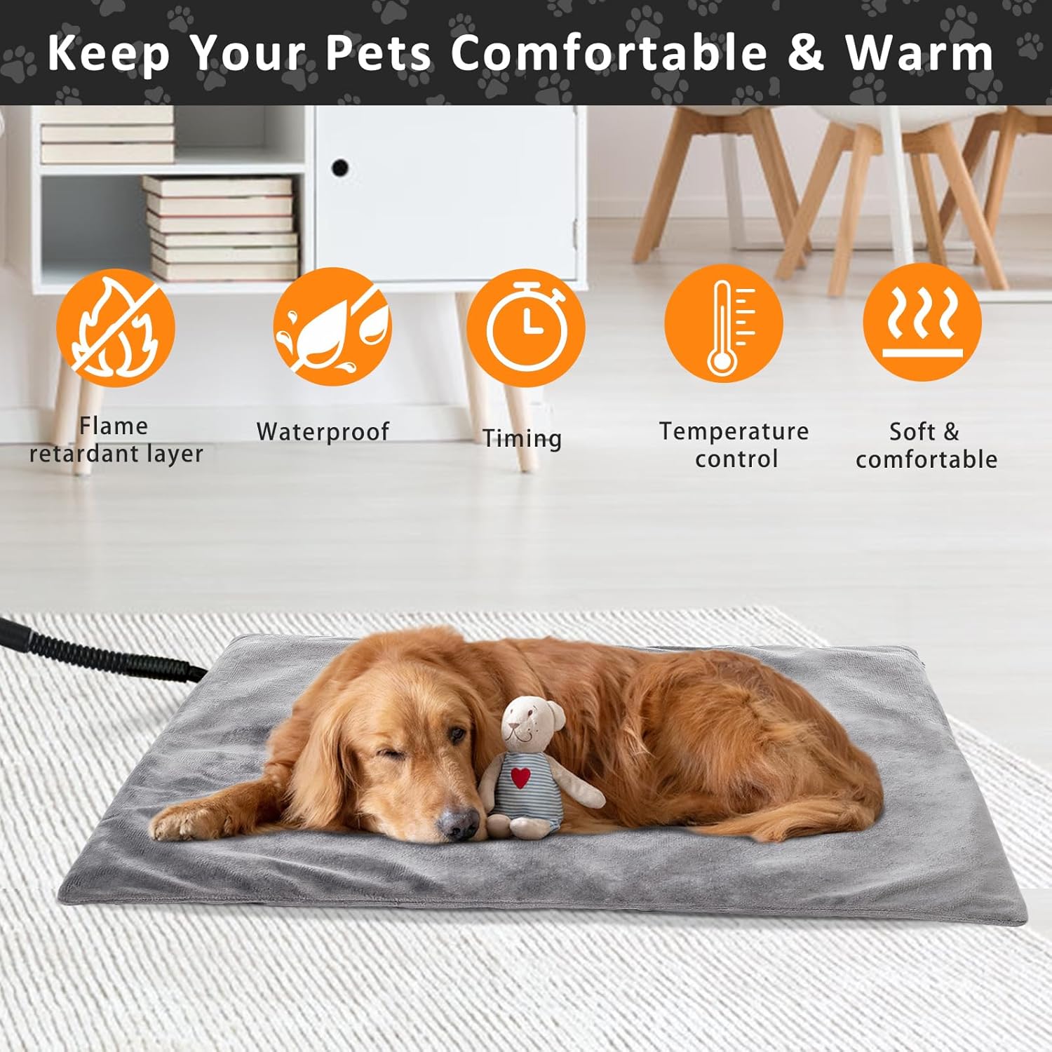 Detalle de Dog Heat Pad Electric 40 x 70cm