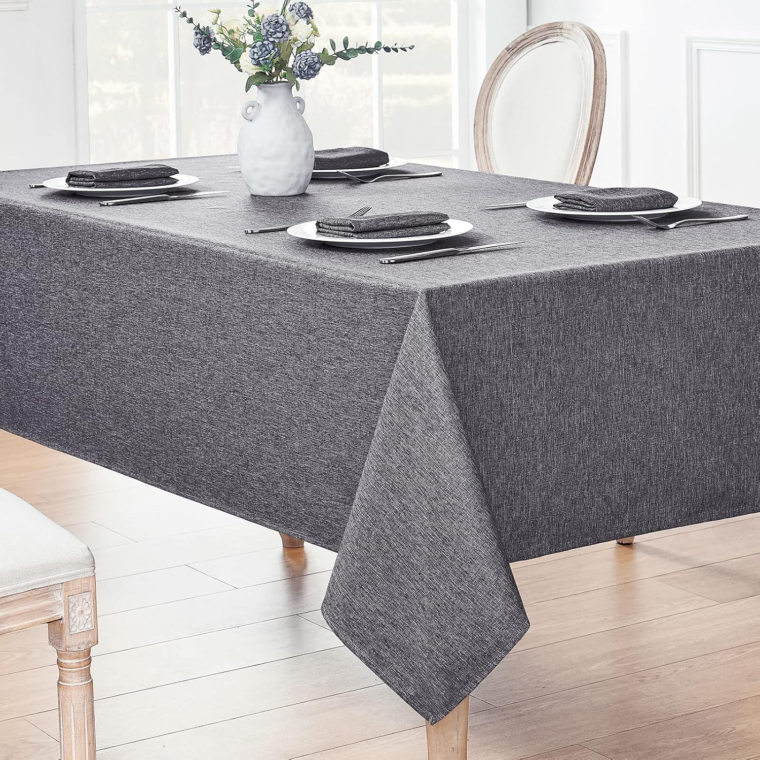 Thumbnail 4 de Veblandy Rectangle Tablecloth 52 x 70 Inch 🍽