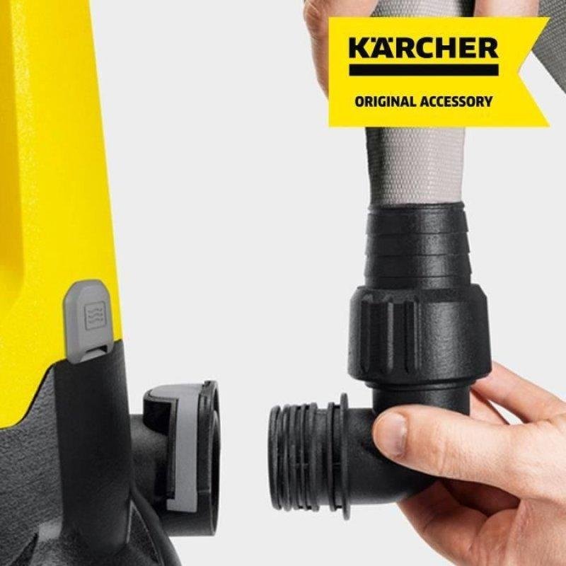 Detalle 2 de Kit Manguera Plana Textil Kärcher 10 m x 32 mm con Abrazadera Inoxidable