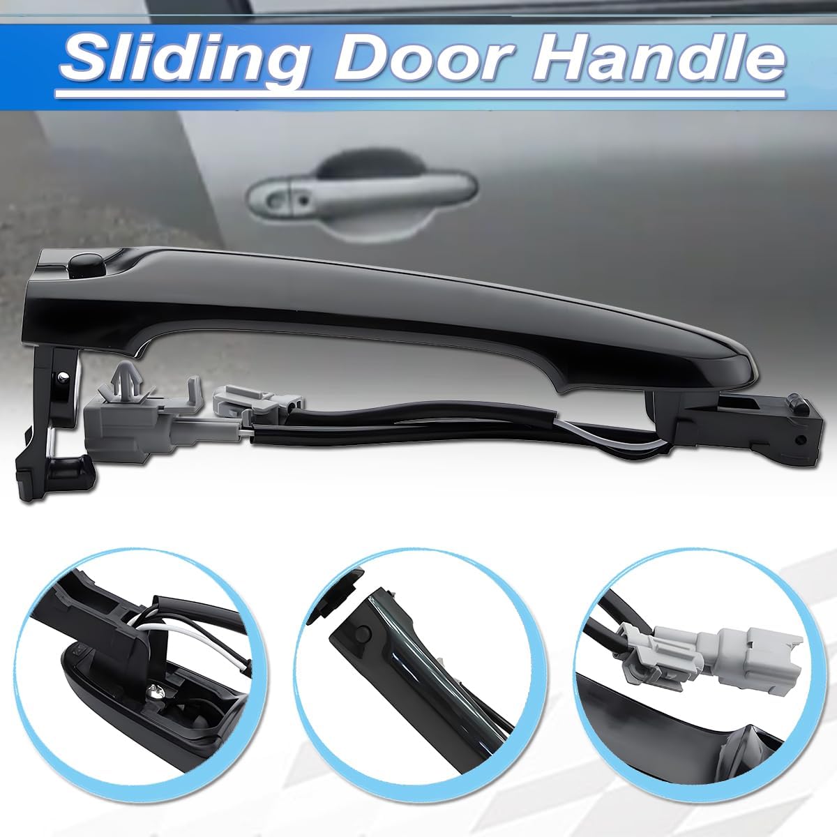 Detalle de ZAMDOE 80640-3WC2A Front Right Exterior Door Handle for Nissan Juke F15 (2010–2022)