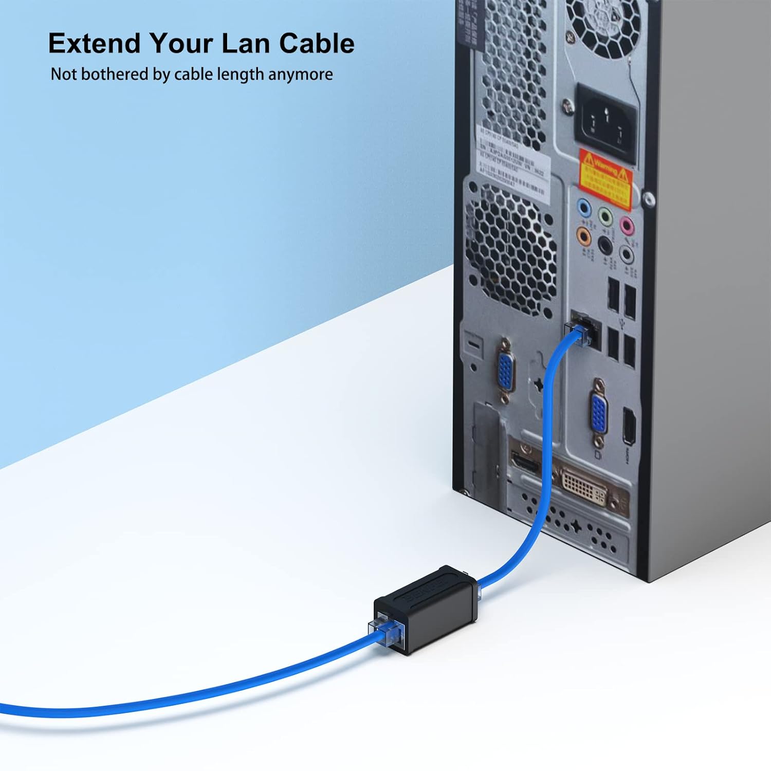 Thumbnail 6 de BENFEI RJ45 Inline Coupler 10 Pack: Female-to-Female Cat7/6/5e Ethernet Extenders