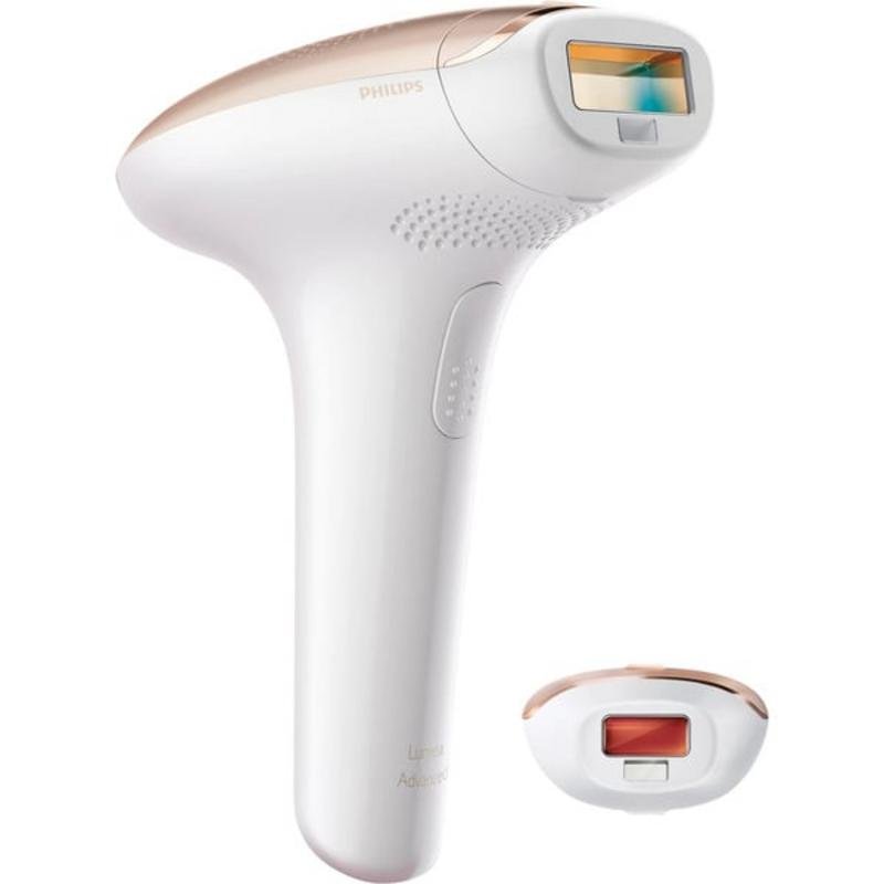 Detalle de Depiladora IPL Philips Lumea Advanced SC1998/00: 5 niveles y 2 cabezales para uso facial y corporal