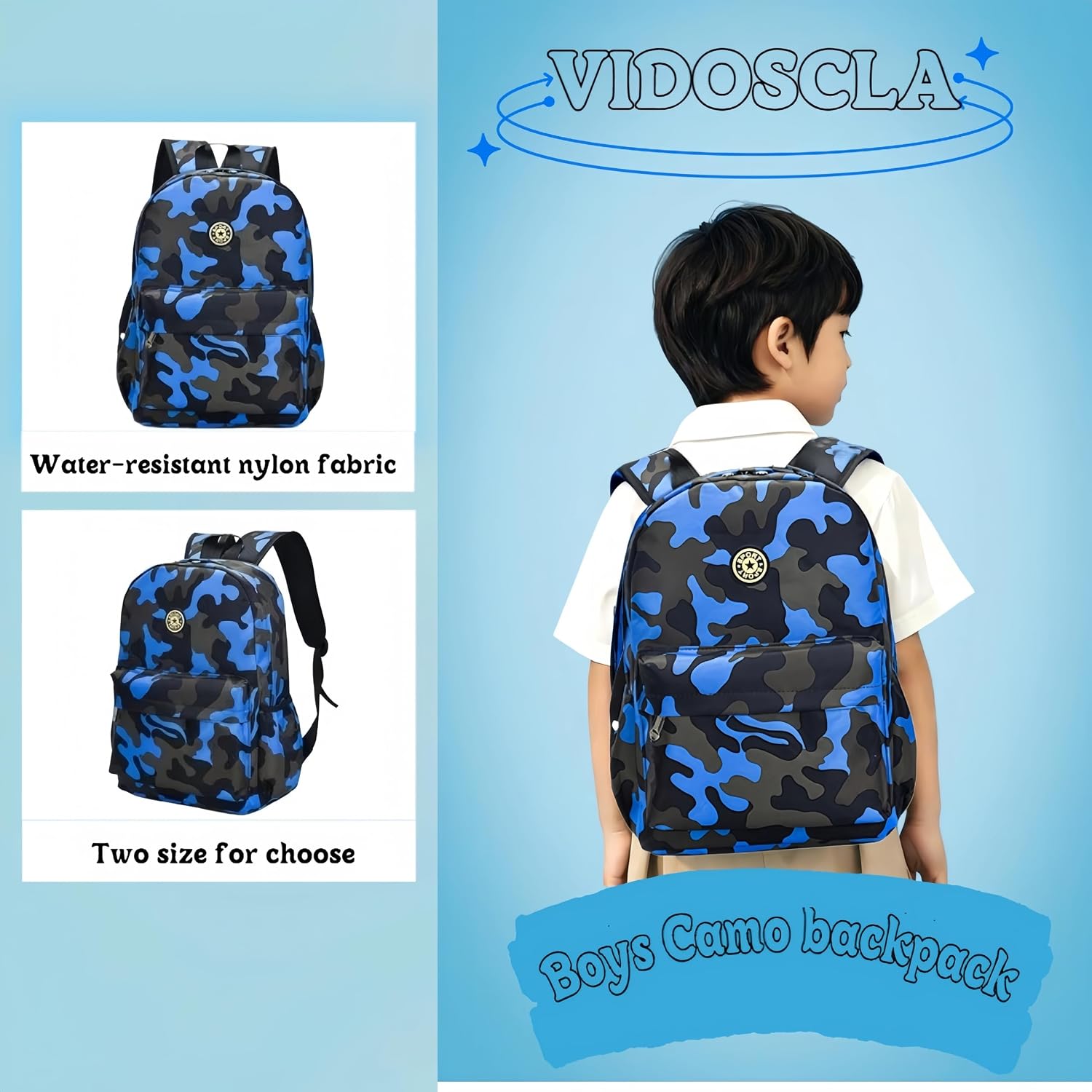 Detalle 2 de VIDOSCLA Camo Backpacks 30cm