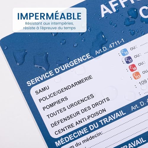 Thumbnail 3 de Panneau Code du Travail 2025 400x300mm ⚙️