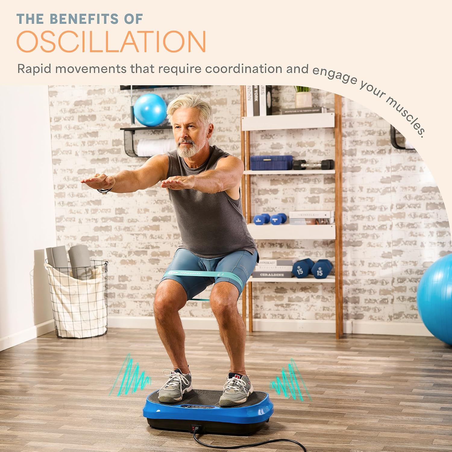 Detalle de Lifepro vibration plate, 200 W
