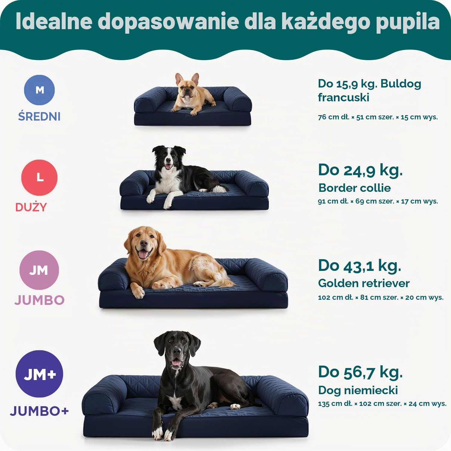 Detalle 2 de Furhaven ortopedyczne legowisko dla psa L, pianka o profilu wytłaczanki