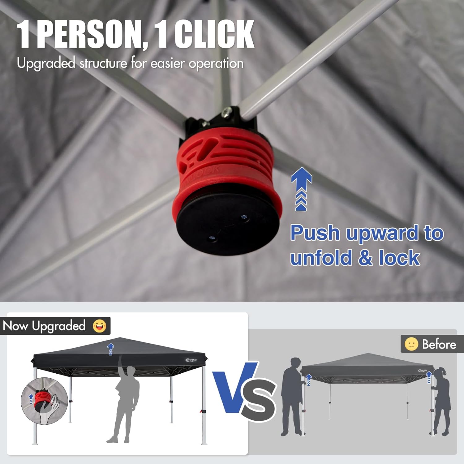 Thumbnail 1 de PORTAL Pop Up Gazebo 3m x 3m – Heavy Duty Instant Event Shelter