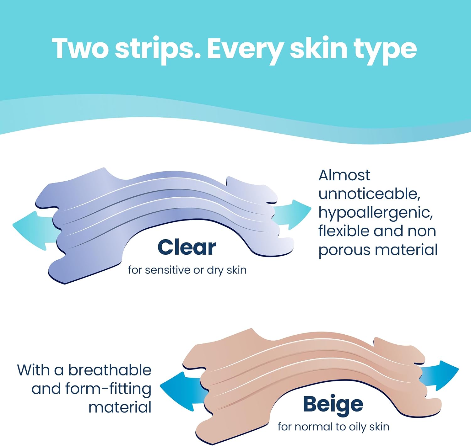 Thumbnail 6 de Breathe Right Clear Large Nasal Strips – 10 Pieces