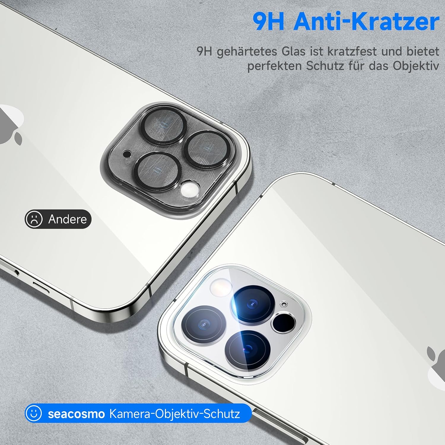 Detalle de seacosmo iPhone 12 Pro Hülle mit 9H-Glas