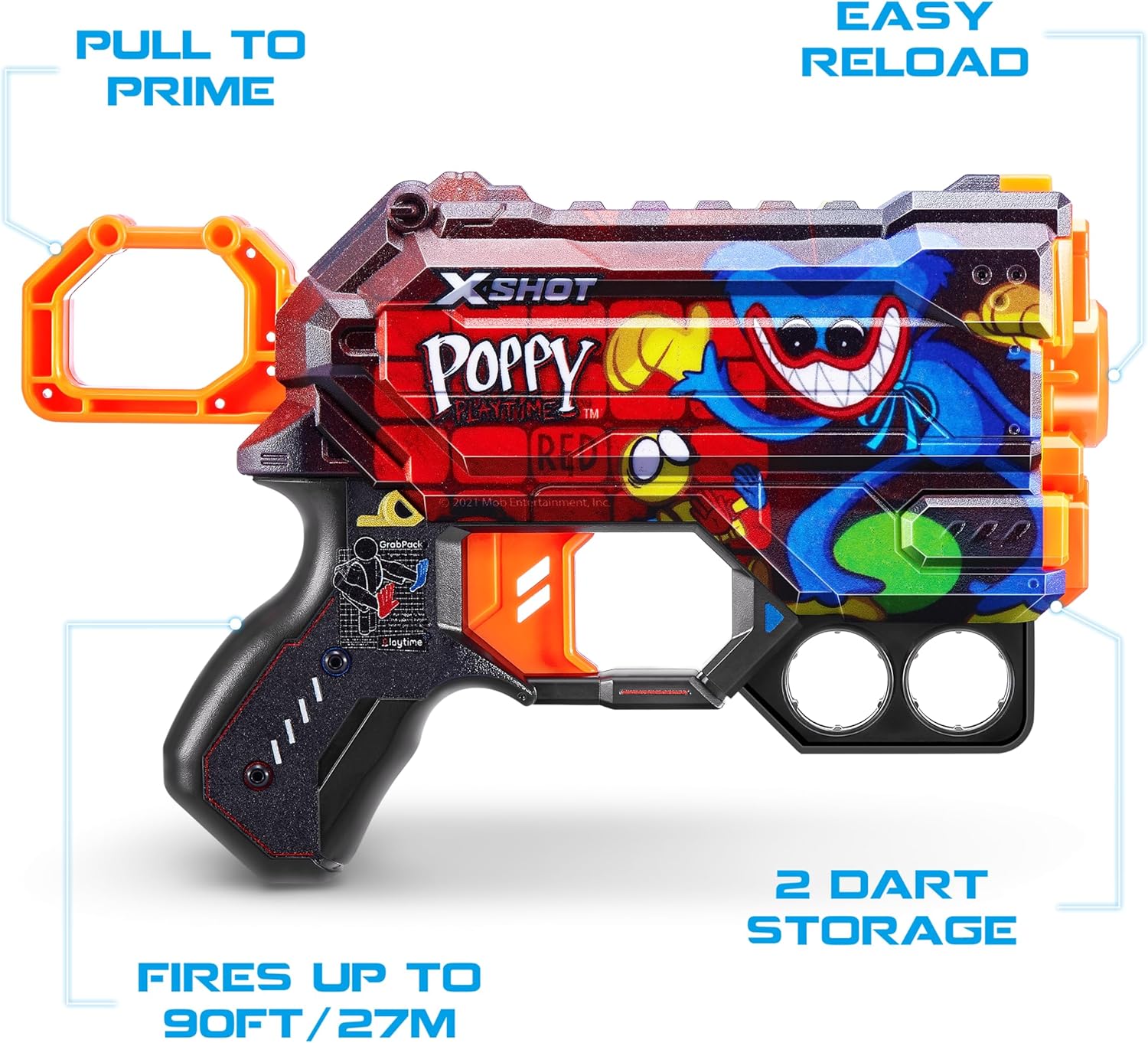 Thumbnail 2 de X-Shot Skins Menace Poppy Playtime - Lanzadores de Dardos