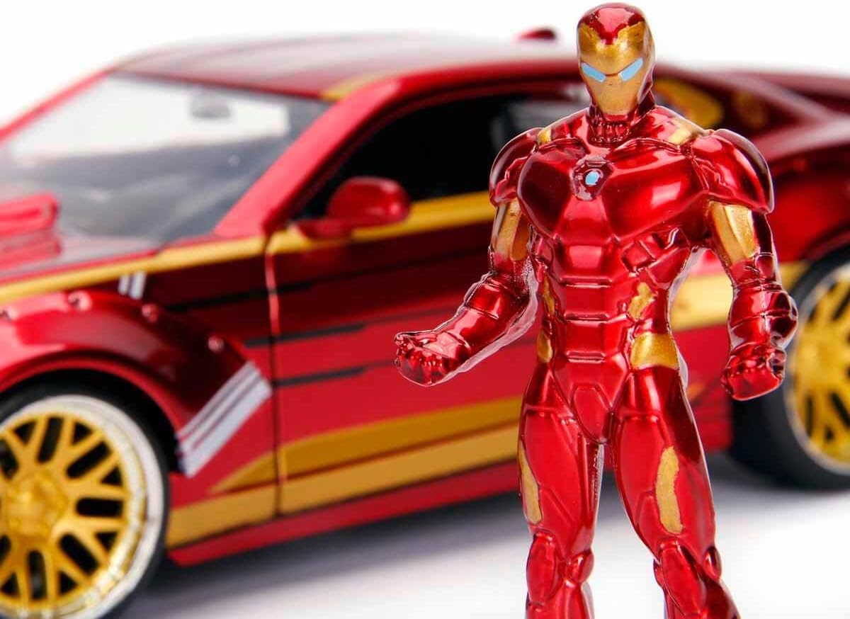 Thumbnail 3 de Jada Avengers Marvel Chevy Camaro SS (2016) con Iron Man in die-cast, scala 1:24
