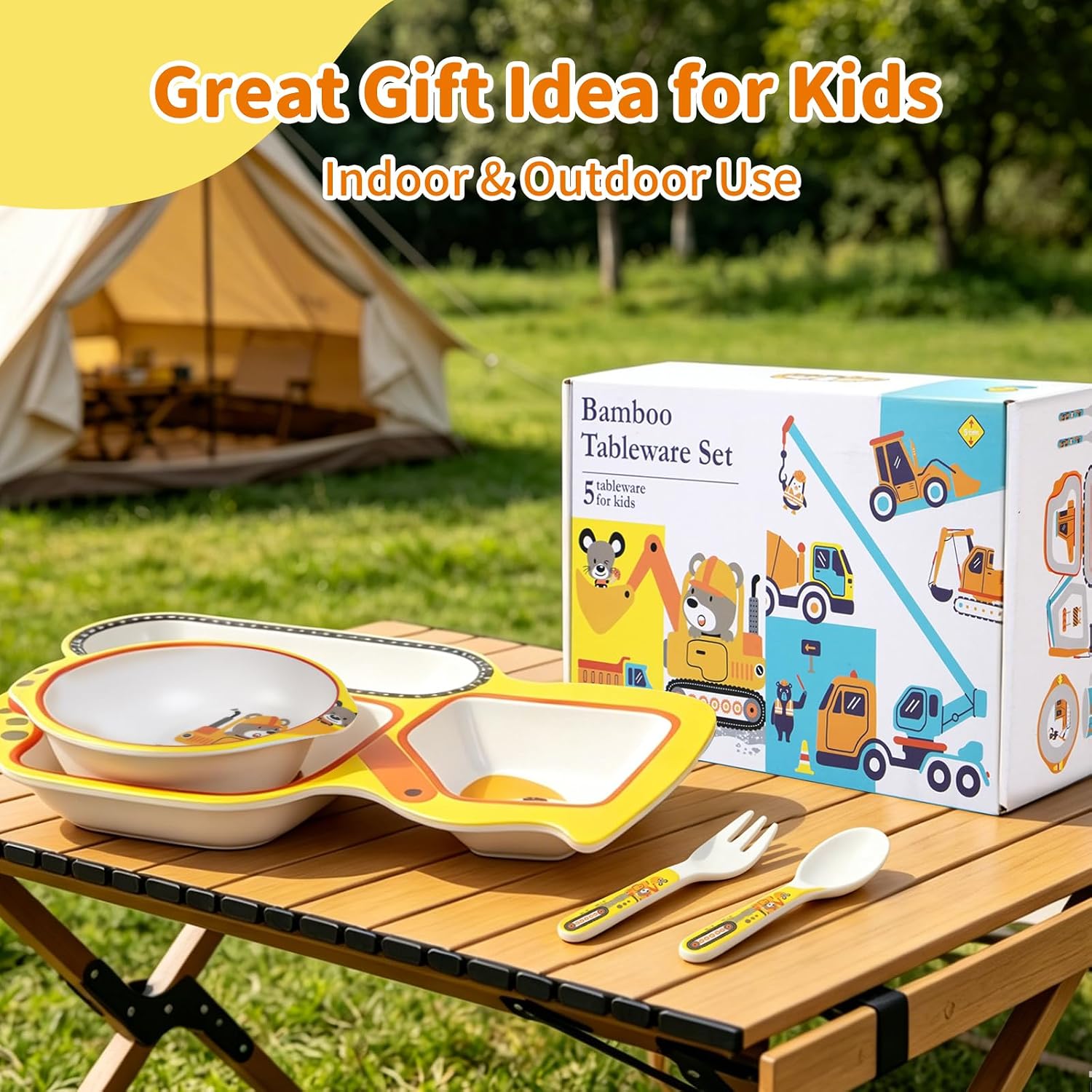 Thumbnail 6 de Bamboo Toddler Dinnerware Set