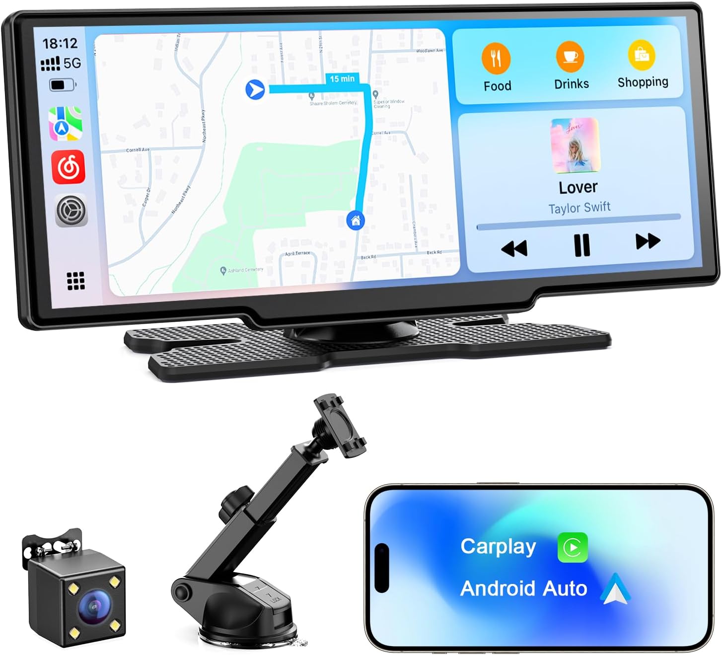 Detalle de Avylet 8.1" Wireless Carplay portable screen