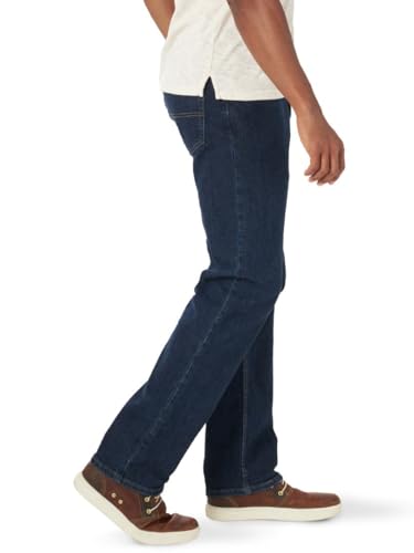 Thumbnail 2 de Wrangler Authentics Mens Jeans – Regular Straight Fit, Dark Indigo