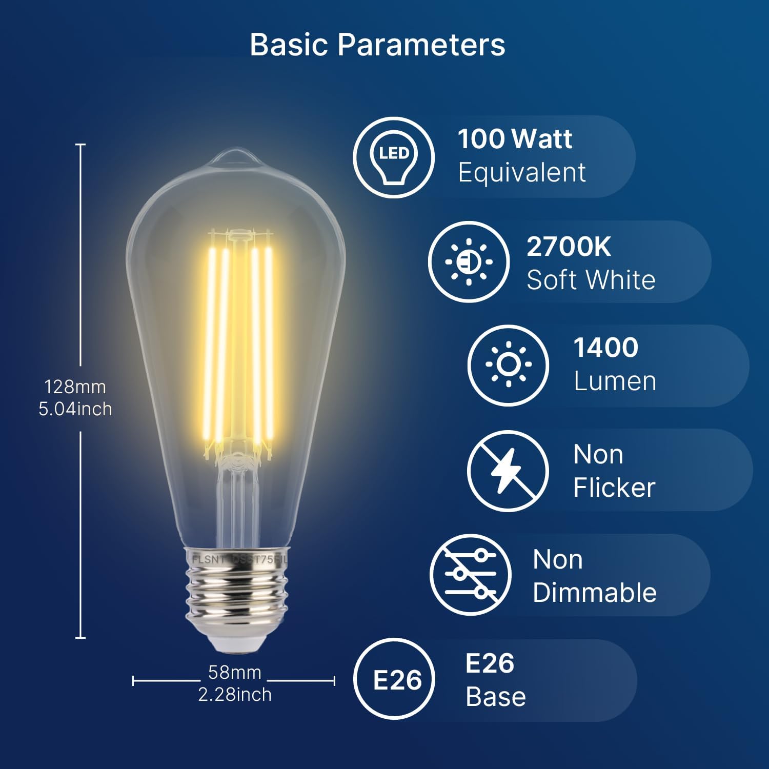Thumbnail 6 de FLSNT outdoor sensor LED bulb, ST19