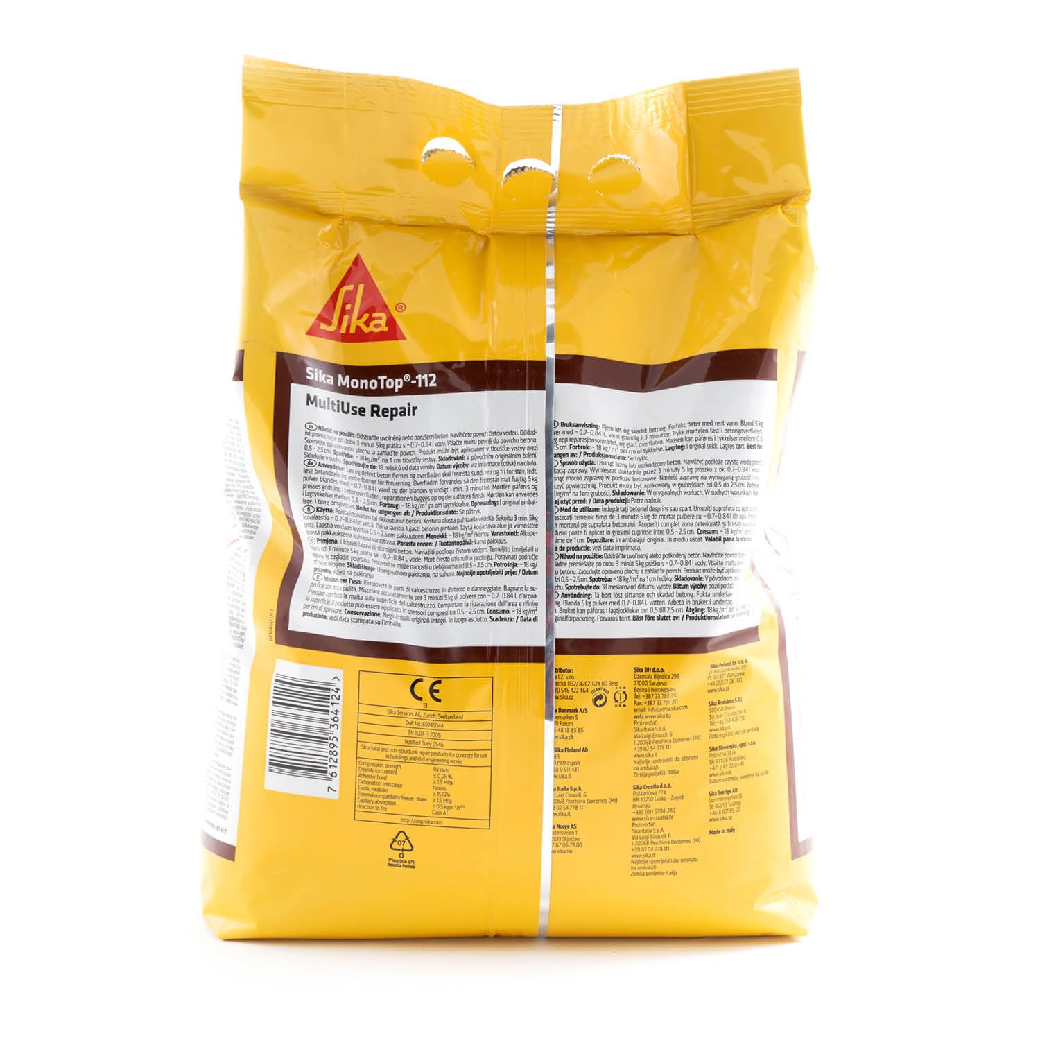 Thumbnail 1 de Sika Monotop 112 MultiUse Repair – Malta per ripristino calcestruzzo, 5 kg, pronta all'uso