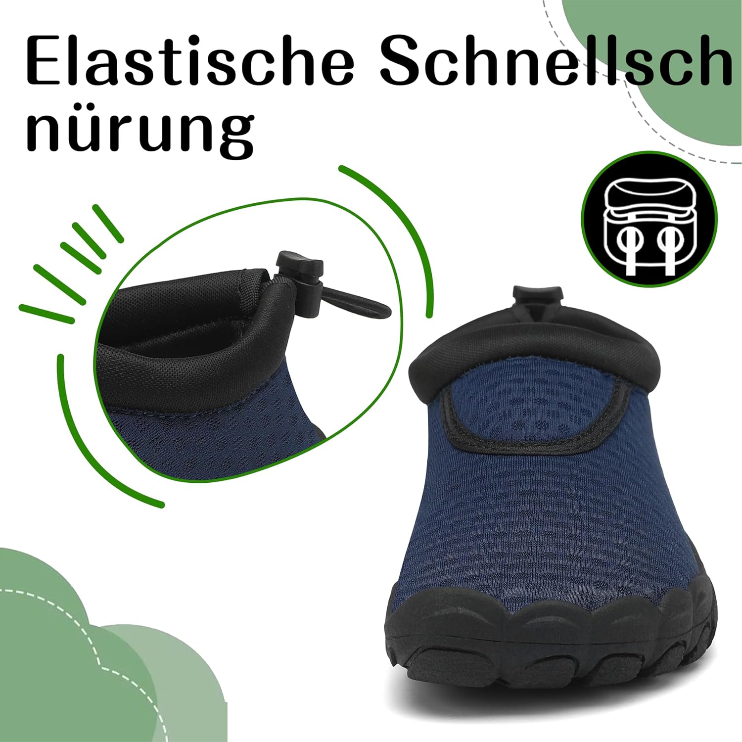 Detalle de Mishansha Schnell Trocknend Badeschuhe für Kinder – schnelltrocknend, bequem und wasserfest