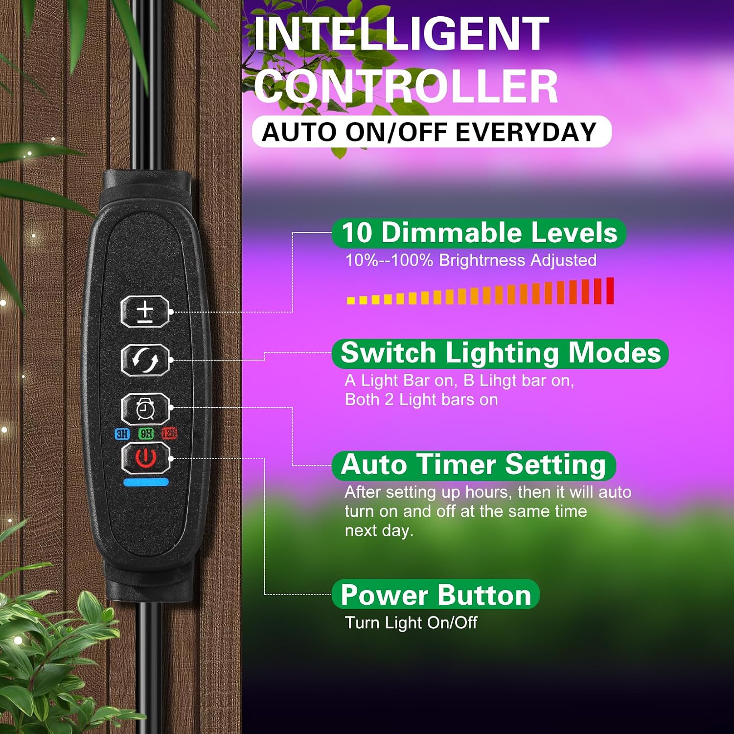 Thumbnail 2 de Grow Light Strip 120 LEDs 6.56ft for indoor plants 🌱