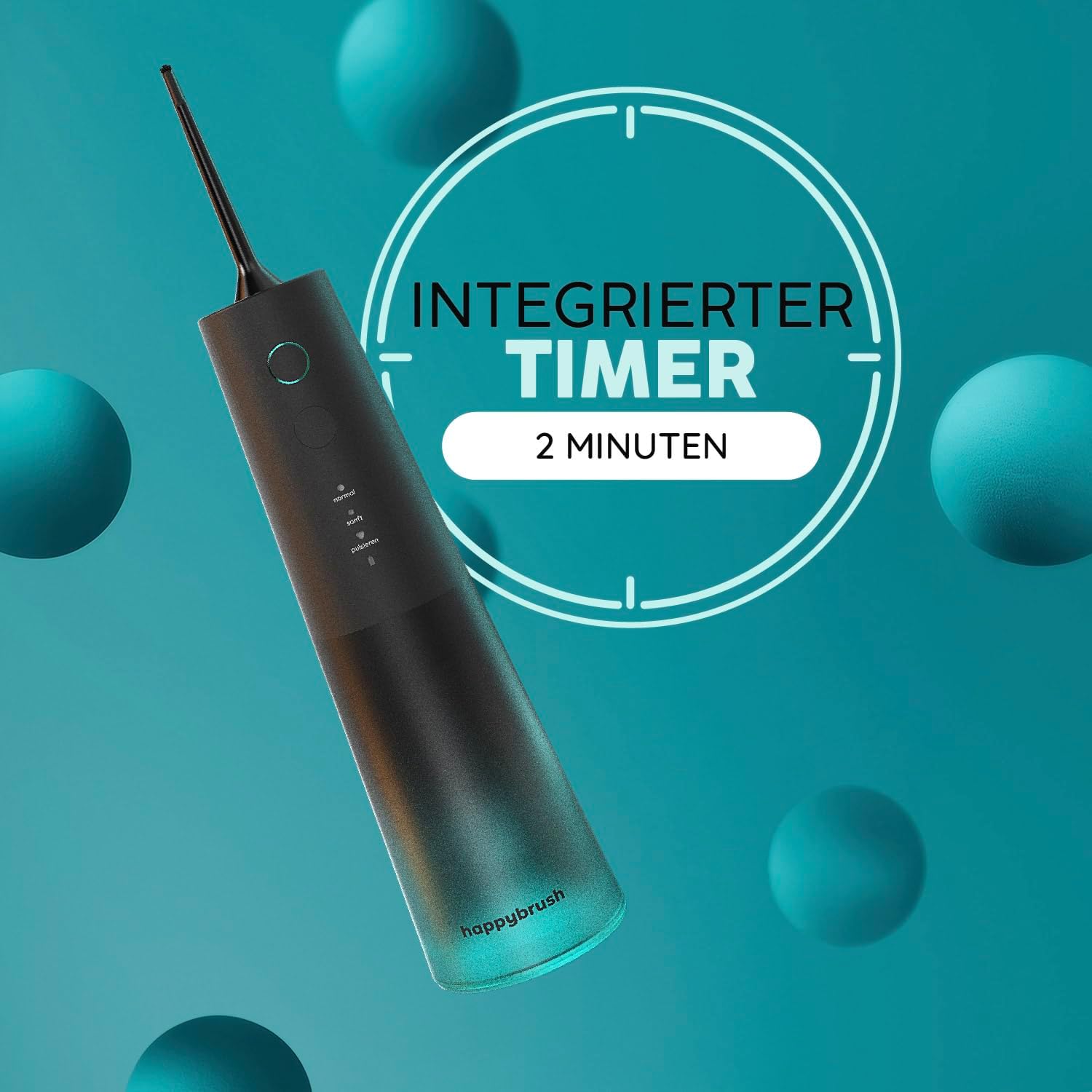 Thumbnail 6 de happybrush® Munddusche kabelloser Water Flosser – 100 Tage testen (Testsieger)