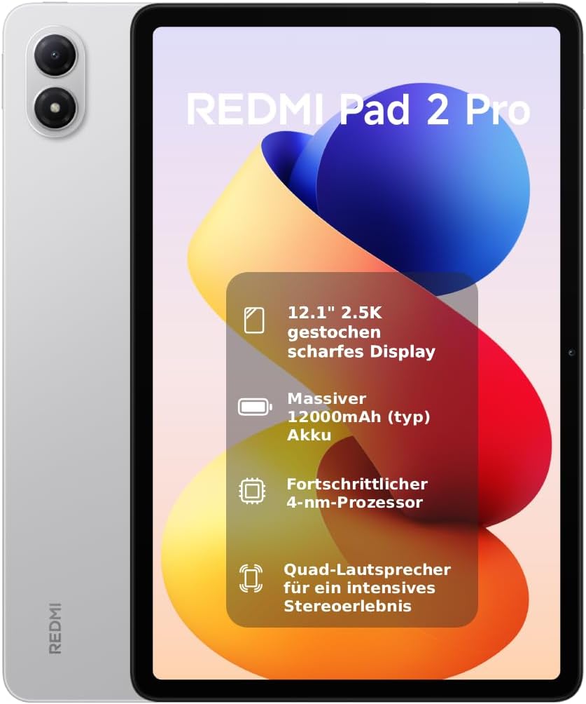 Detalle de Redmi Pad 2 Pro 8+256 mit 120 Hz