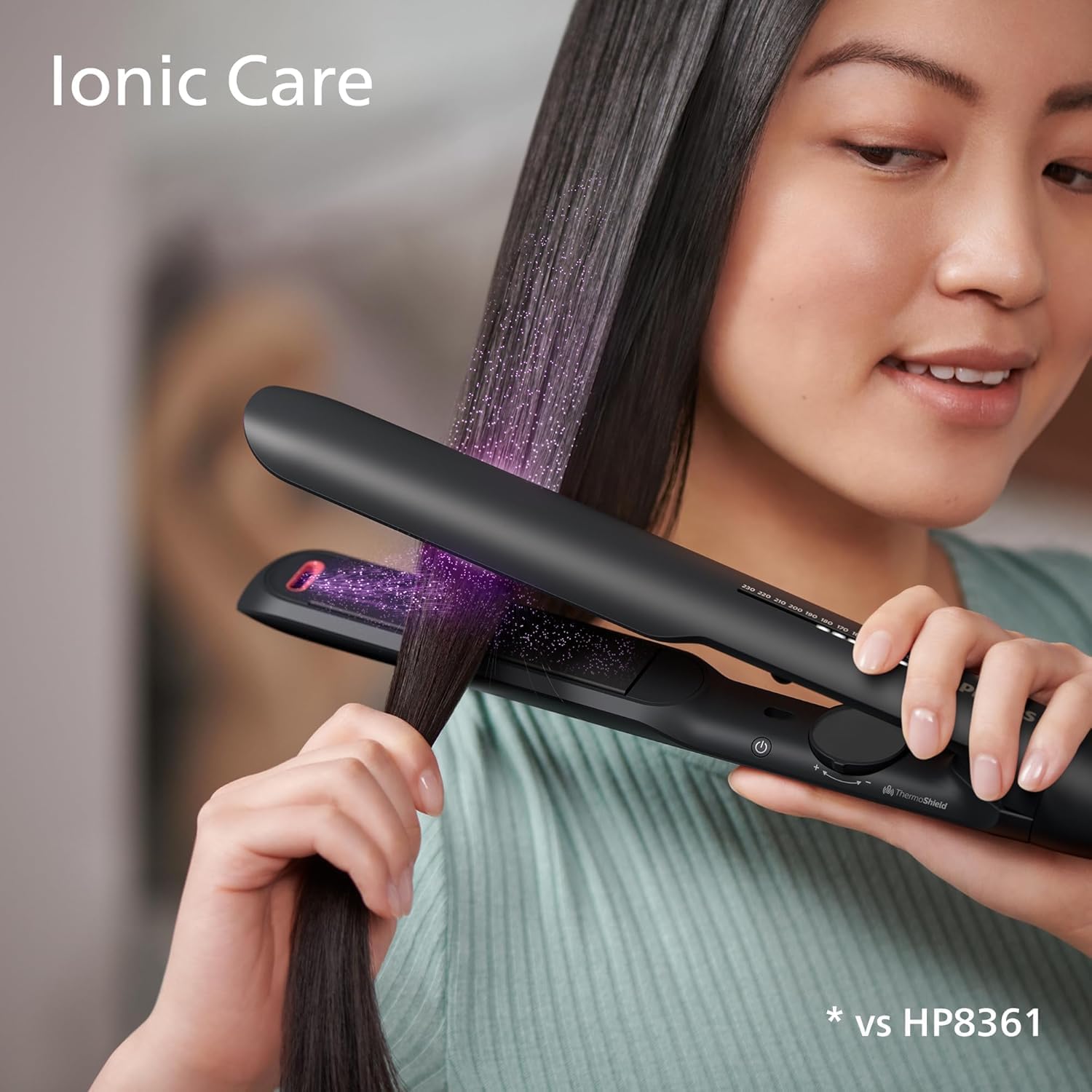 Thumbnail 6 de Philips BHS510/00 Piastra capelli Serie 5000 con termoprotzione, Nero 💇♀