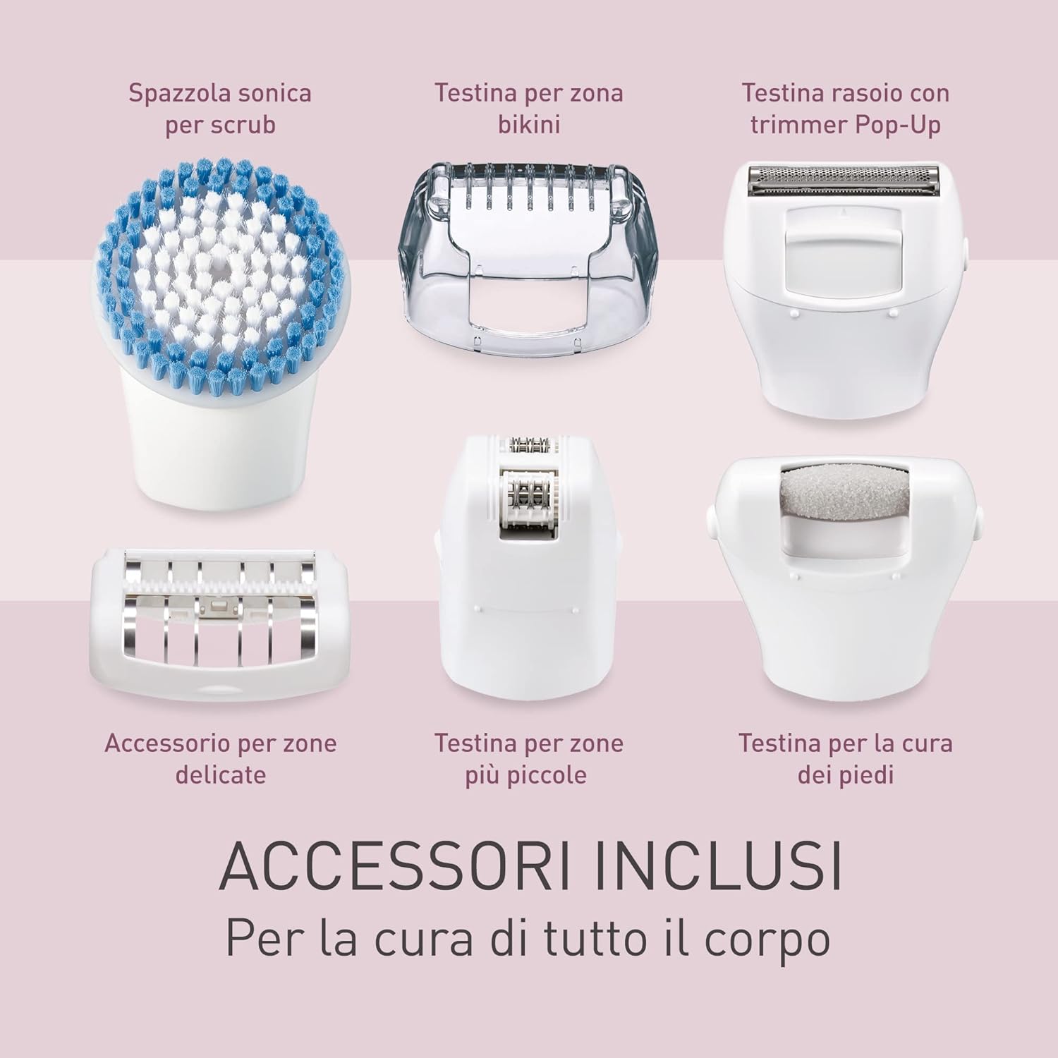 Thumbnail 5 de Panasonic ES-EY90 epilatore wet & dry con doppio disco a 60 pinzette, testina flessibile 90° e luce LED