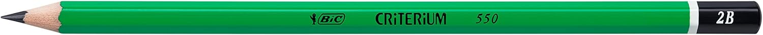 Thumbnail 2 de BIC Ecriture Criterium 550 - Crayons à Papier 2B, boîte de 12