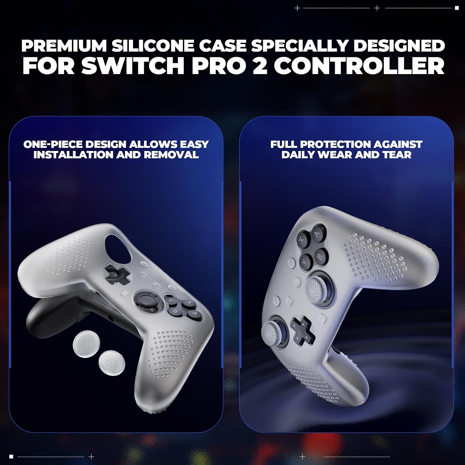 Thumbnail 4 de PlayVital Silicone Cover Skin for Nintendo Switch 2 Pro Controller