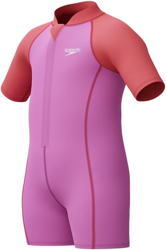 Detalle de Speedo Learn To Swim Wetsuit Costume: Muta per Neonati e Bambini con Zip Frontale
