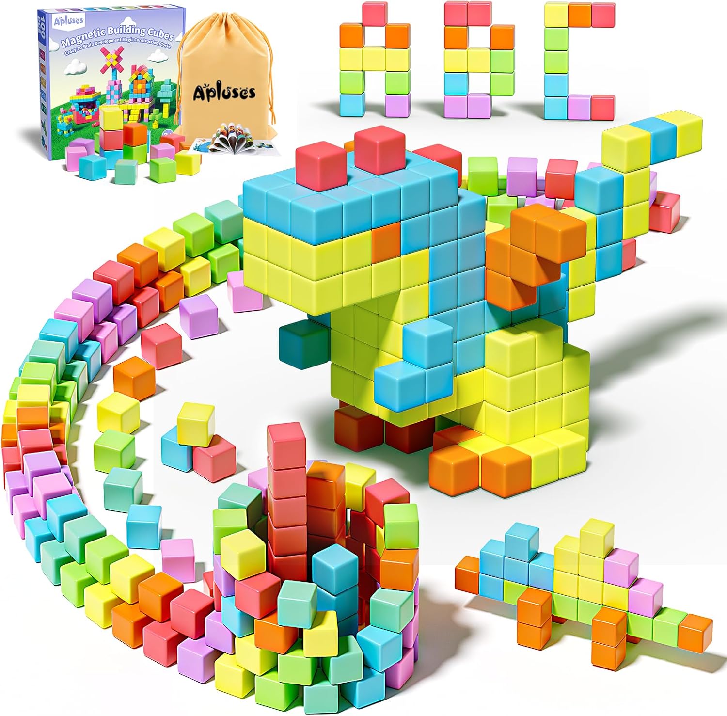 Detalle de Apluses Magnetic Blocks 100 pcs 🧩
