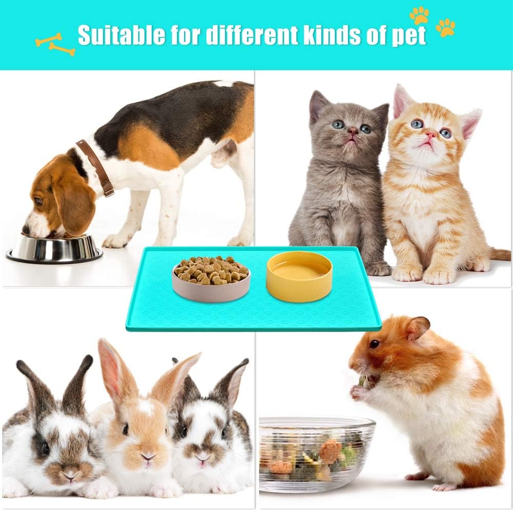 Detalle de Silicone Pet Feeding Mats, 48 cm × 30 cm