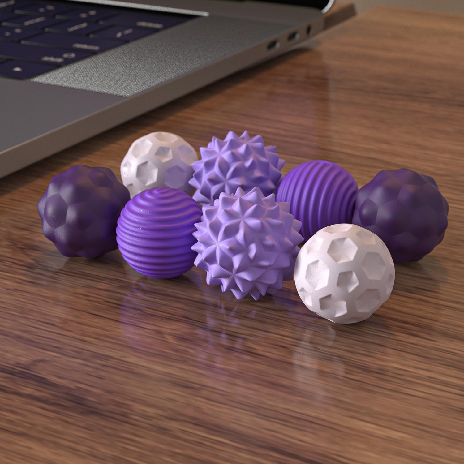 Thumbnail 2 de Boules magnétiques antistress 8 pièces silicone