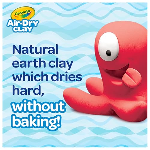 Detalle de Crayola Air Dry Clay (5lbs) – Natural White Bulk Modeling Clay for Classroom Projects