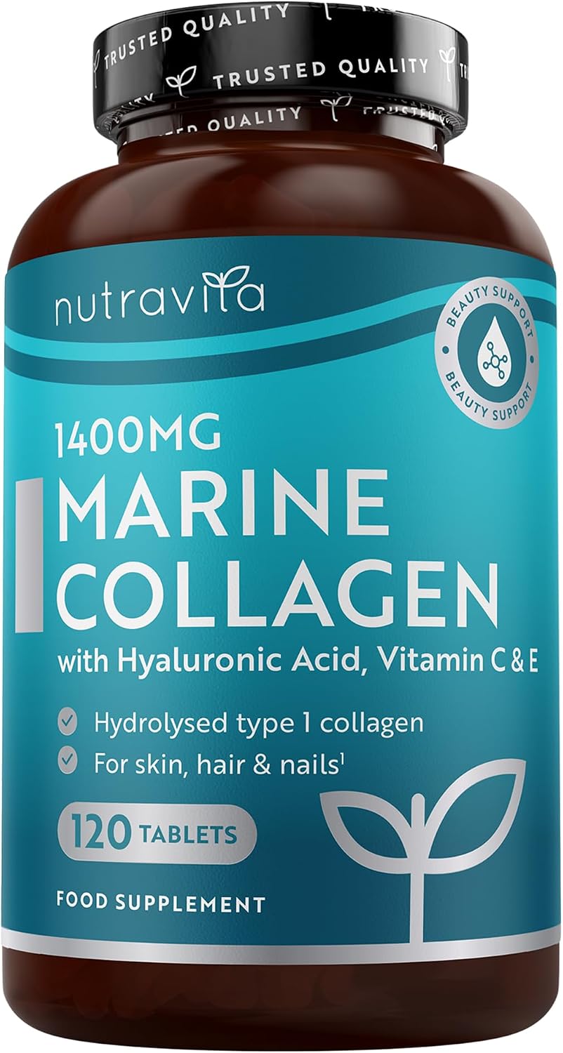 Detalle de Nutravita Colágeno Marino 1400mg 120 comprimidos