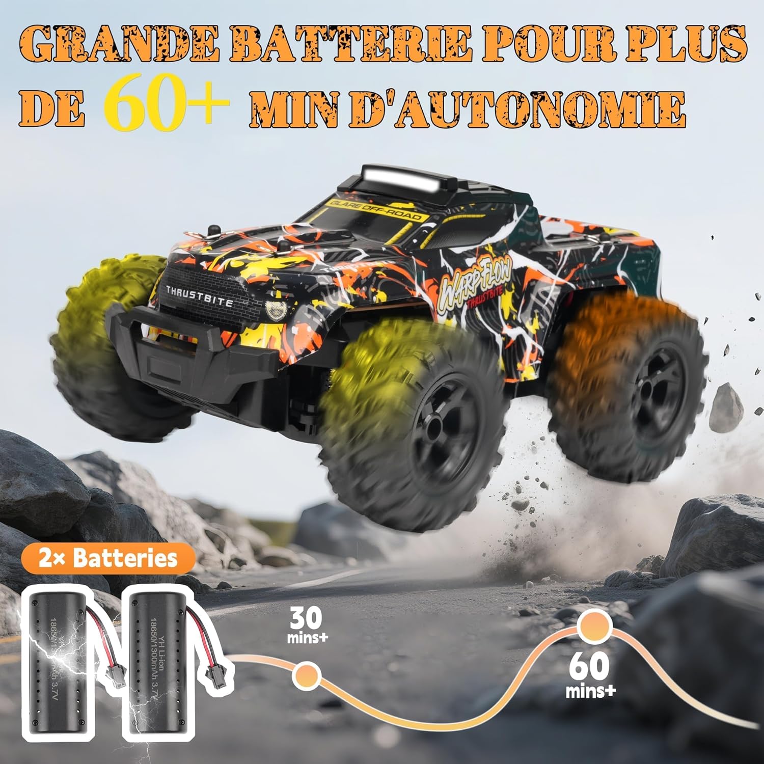 Thumbnail 5 de Joytreky Macchina Telecomandata 1:18 25KMH