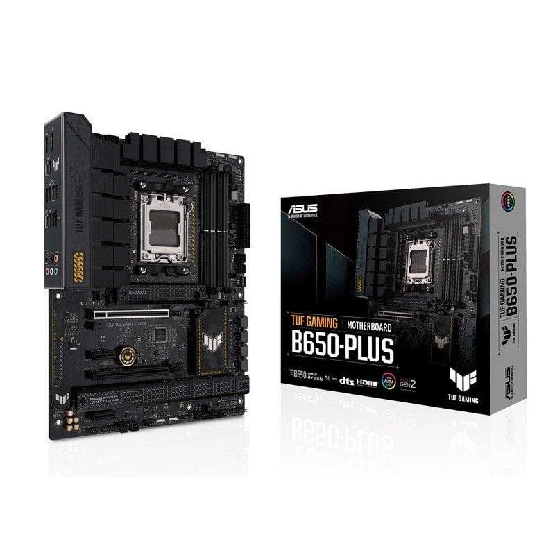 Detalle de ASUS TUF GAMING B650-PLUS placa base 7000 series ✓