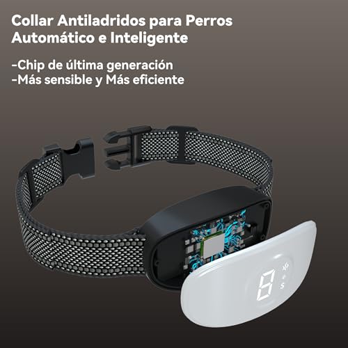 Thumbnail 2 de Meloive Collar Antiladridos para Perros con 8 Niveles de Sensibilidad y 4 Modos de Estimulación