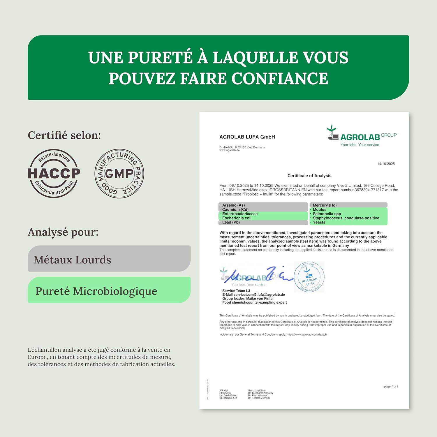 Thumbnail 5 de Probiotique Flore Intestinale 60 Md UFC/Jour