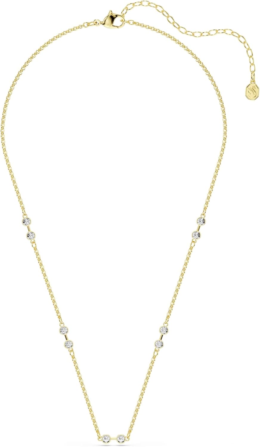 Detalle de Swarovski Remix Collection Collier, Taille ronde, Blanc — élégance intemporelle et personnalisation
