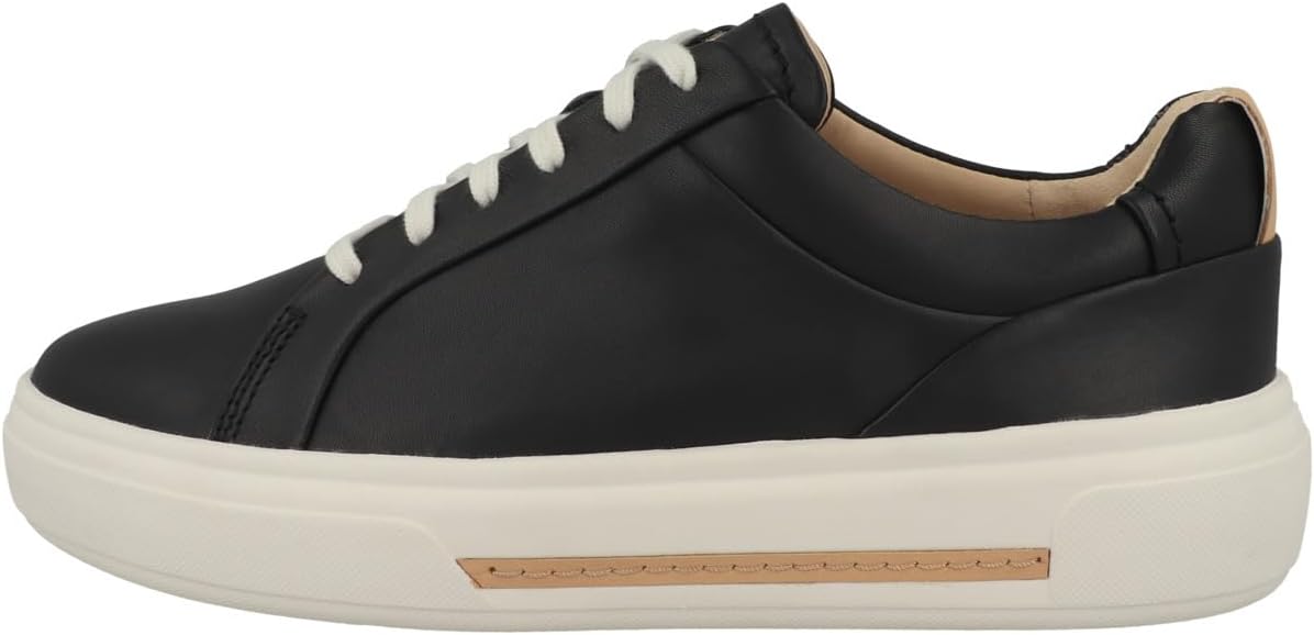 Thumbnail 6 de Clarks Baskets de marche Hollyhock Walk en cuir blanc cassé pour femme