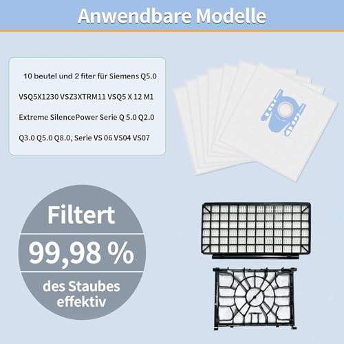 Thumbnail 3 de Awinker Staubsaugerbeutel-Set aus Mikrofaser