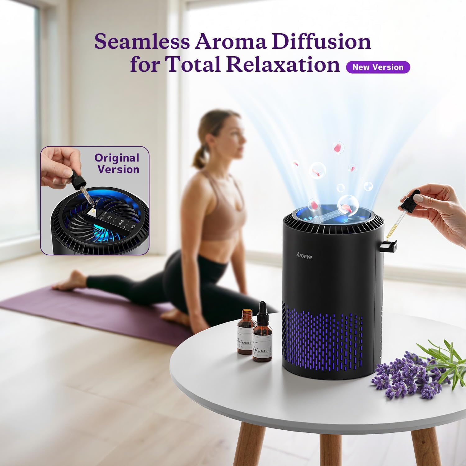 Thumbnail 5 de AROEVE Air Purifier for Bedroom MK01- Black 🕯