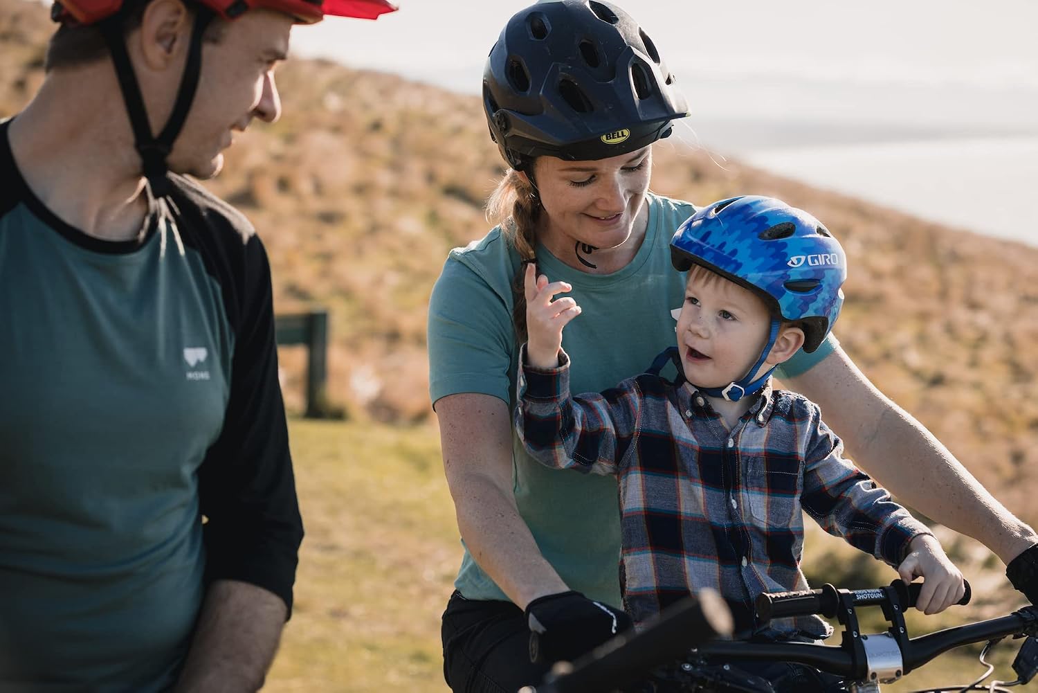Detalle 2 de Kids Ride Shotgun – Guidons 2.0, compatible VTT adultes et sangle sécurité pour enfants