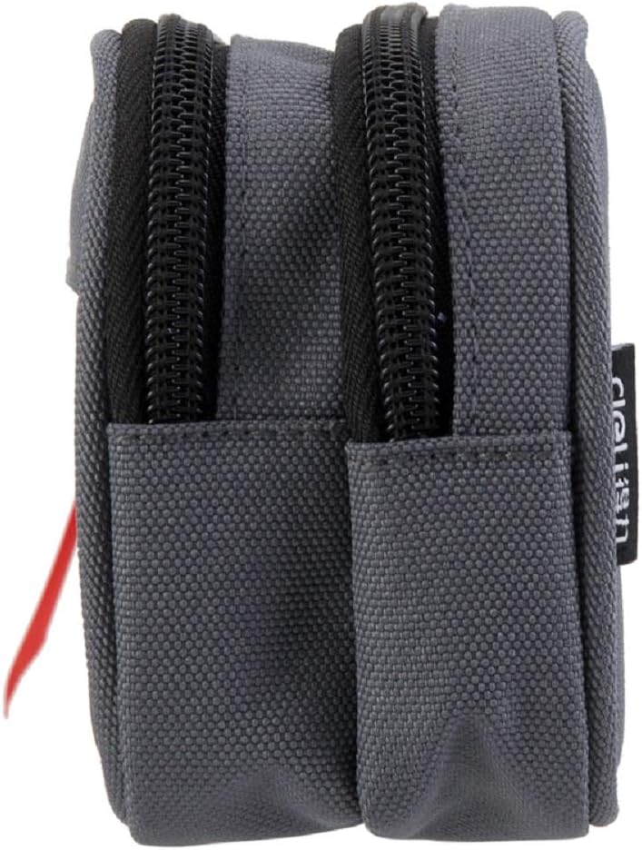 Thumbnail 3 de YONZONE Large Capacity Pencil Case with 3 Compartments (Grey) – multi-pocket organiser pouch