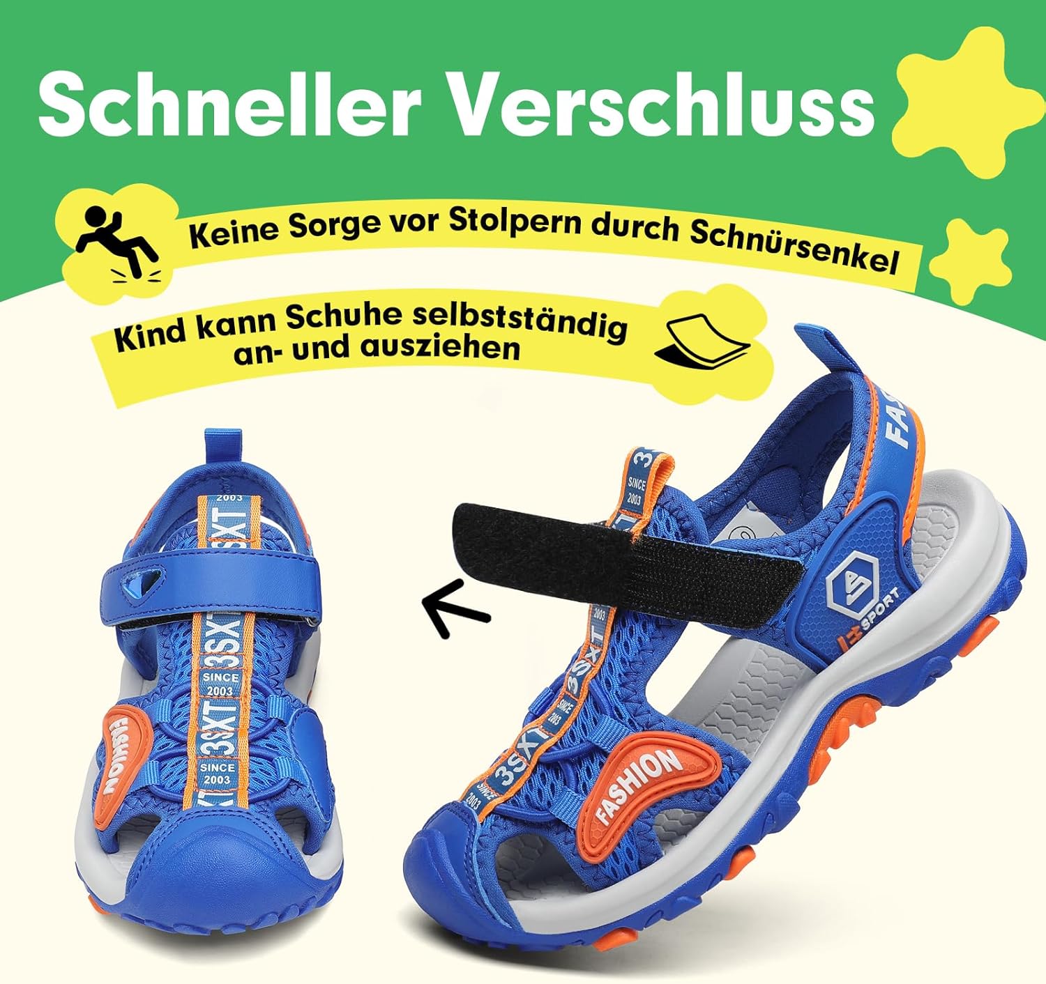 Thumbnail 5 de SAGUARO Geschlossene Sandalen Kinder – Trekking, atmungsaktiv und robust